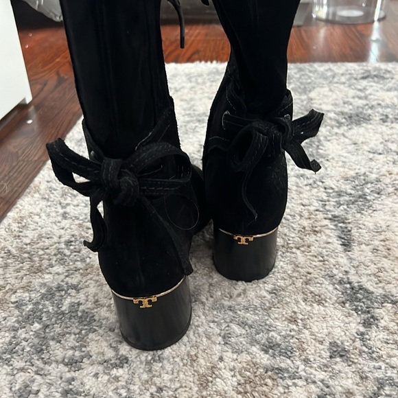 Brand new Tory Burch black suede thigh high boots - Picture 11 of 11